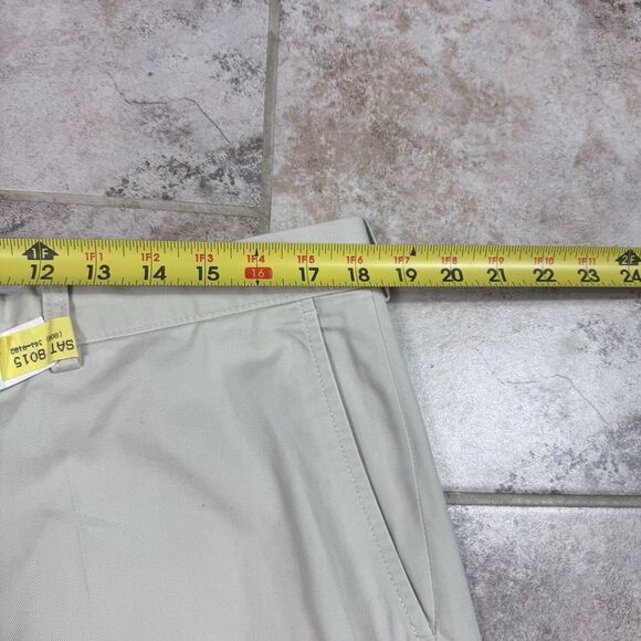 VINTAGE Polo Ralph Lauren Pants 36x32 Tan Chino Khaki Preppy Preston Chino - Picture 4 of 9